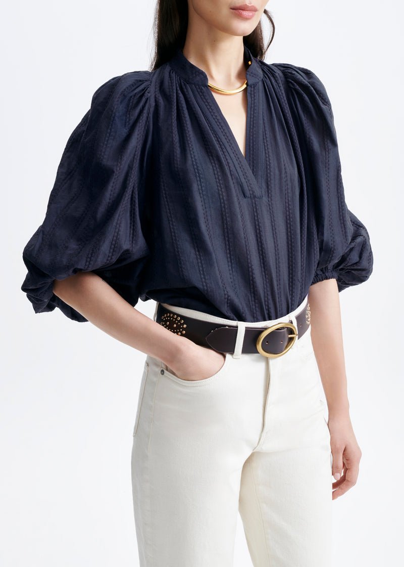 Bell Blouse in Navy from VANESSA BRUNO at Edito Boutique