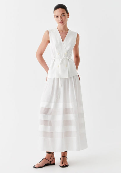 Belle Skirt in Ivory from MORRISON at Edito boutique