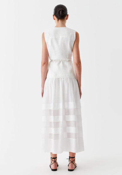 Belle Skirt in Ivory from MORRISON at Edito boutique