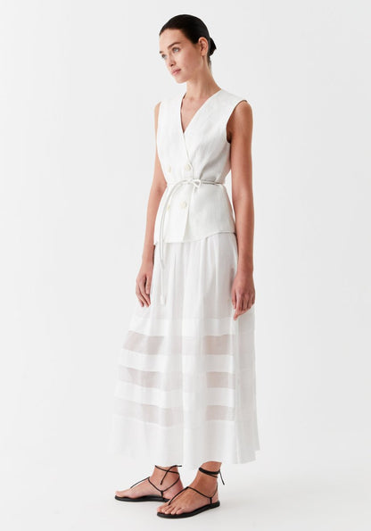 Belle Skirt in Ivory from MORRISON at Edito boutique