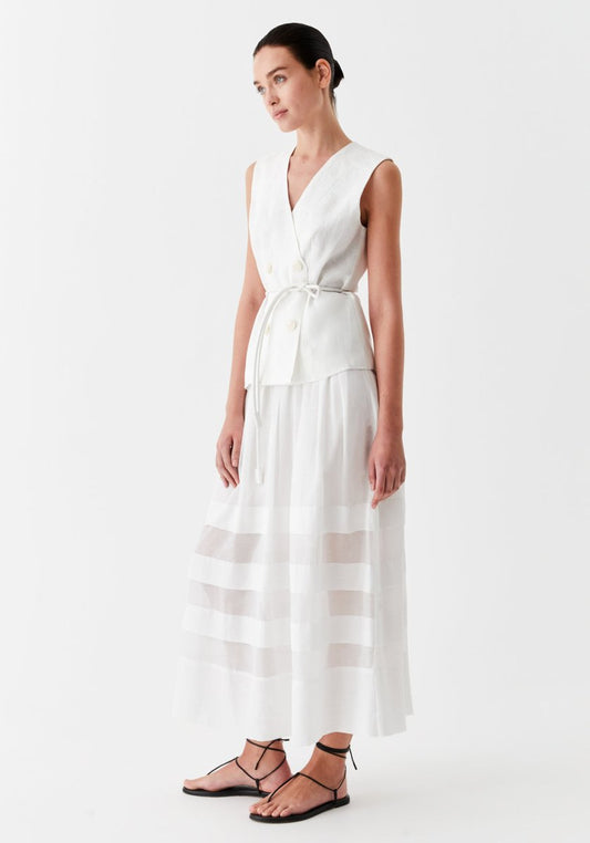Belle Skirt in Ivory from MORRISON at Edito boutique