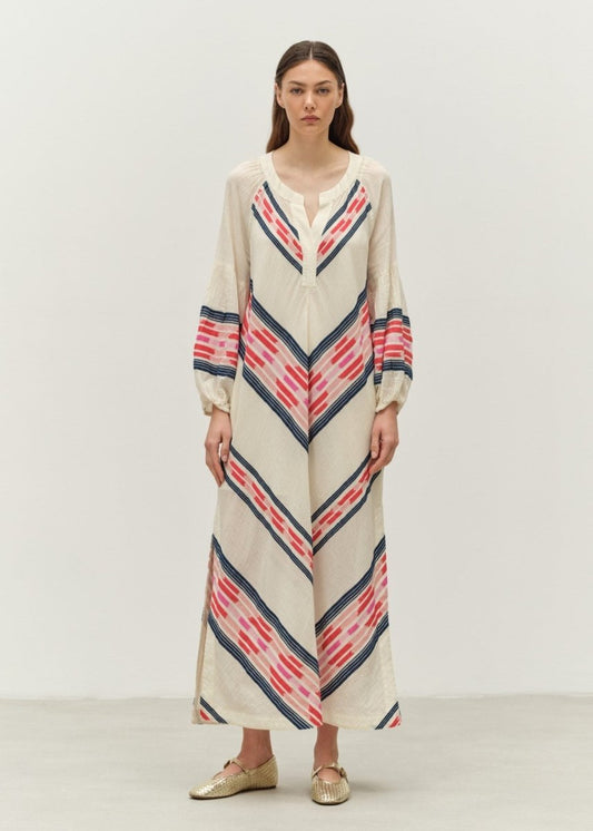 Beloved Dress in Navy/Red from DEVOTION TWINS at Edito boutique