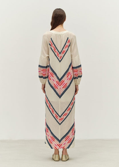 Beloved Dress in Navy/Red from DEVOTION TWINS at Edito boutique