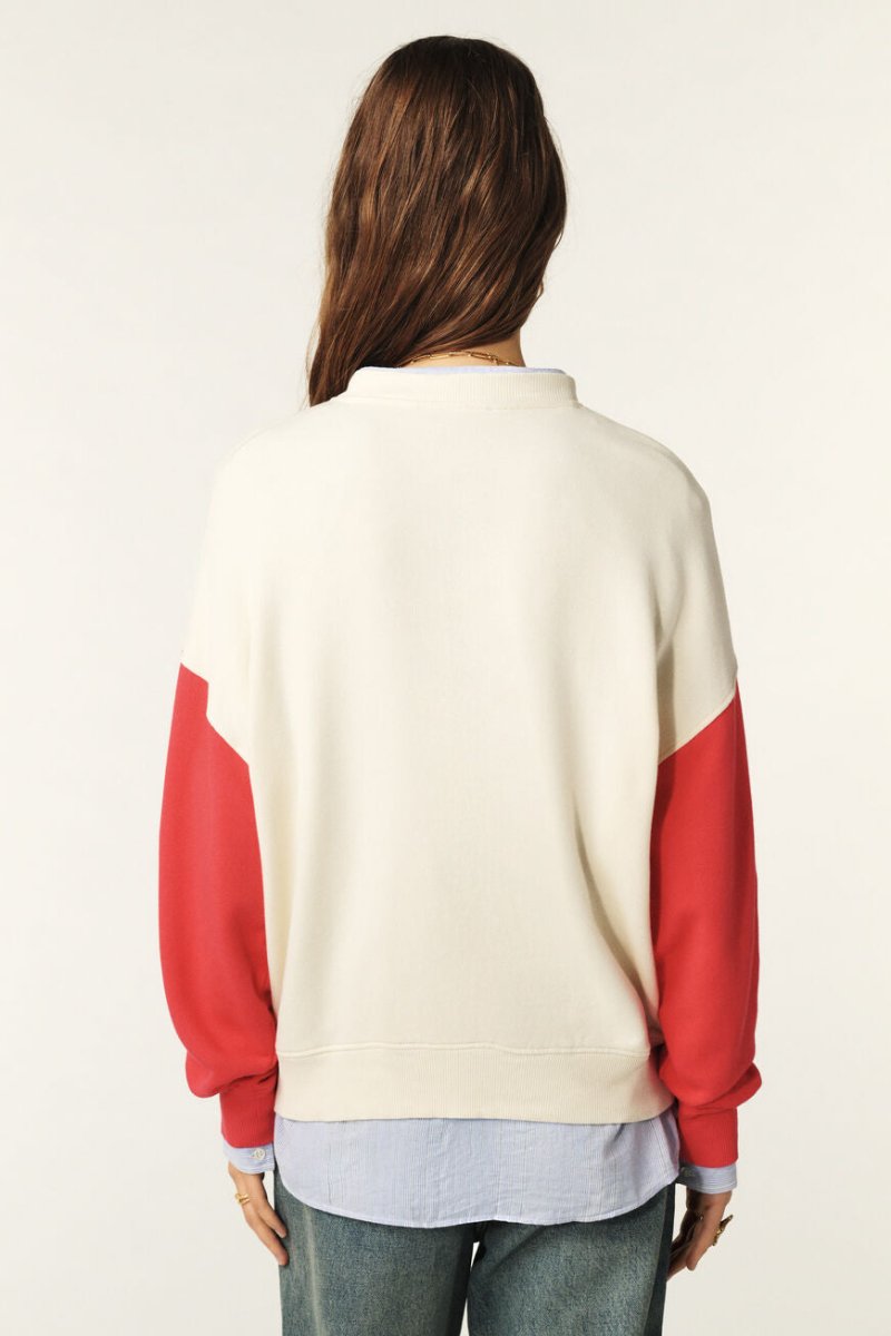 Benjamin Sweatshirt in Coquelicot from BA&SH at Edito boutique