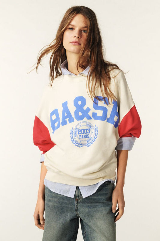 Benjamin Sweatshirt in Coquelicot from BA&SH at Edito boutique