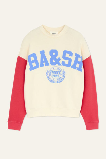 Benjamin Sweatshirt in Coquelicot from BA&SH at Edito boutique