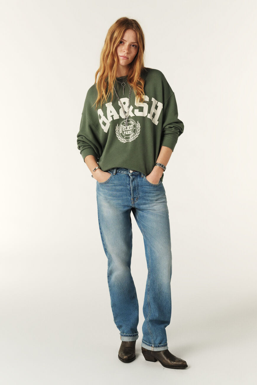 Benjamin Sweatshirt in Green from Ba&sh