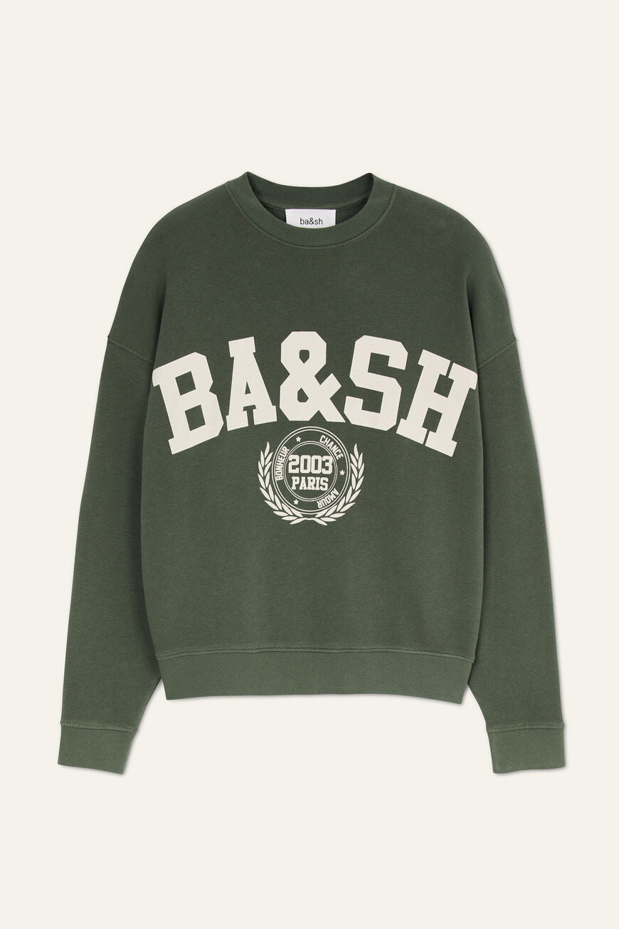 Benjamin Sweatshirt in Green from Ba&sh