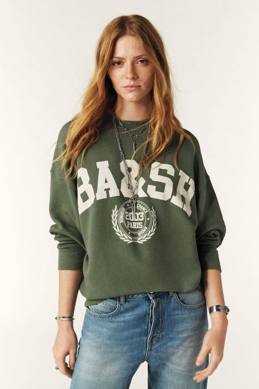 Benjamin Sweatshirt in Green from BA&SH at Edito boutique