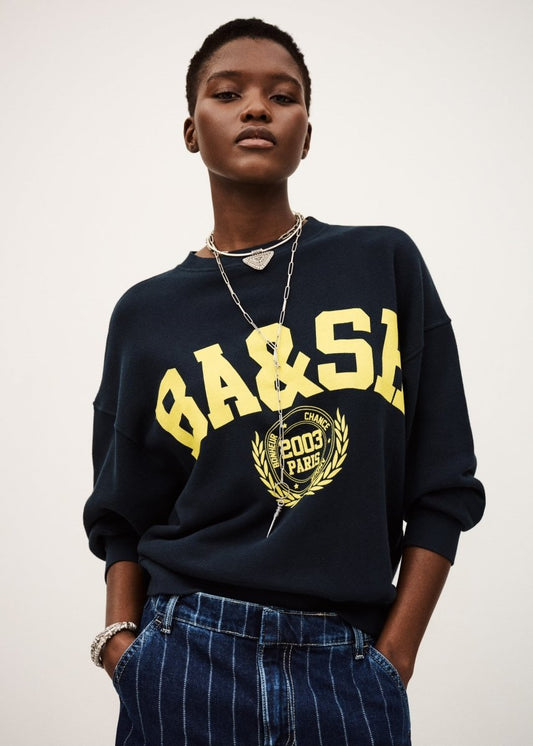 Benjamin Sweatshirt in Navy from BA&SH at Edito boutique