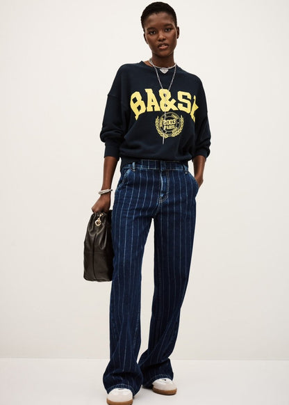 Benjamin Sweatshirt in Navy from BA&SH at Edito boutique