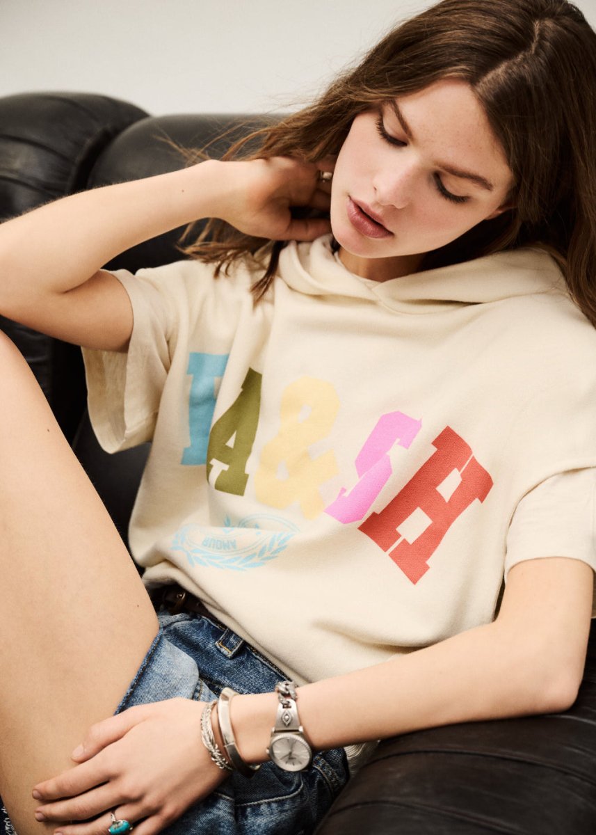 Beny Sweatshirt in Ecru from BA&SH at Edito boutique