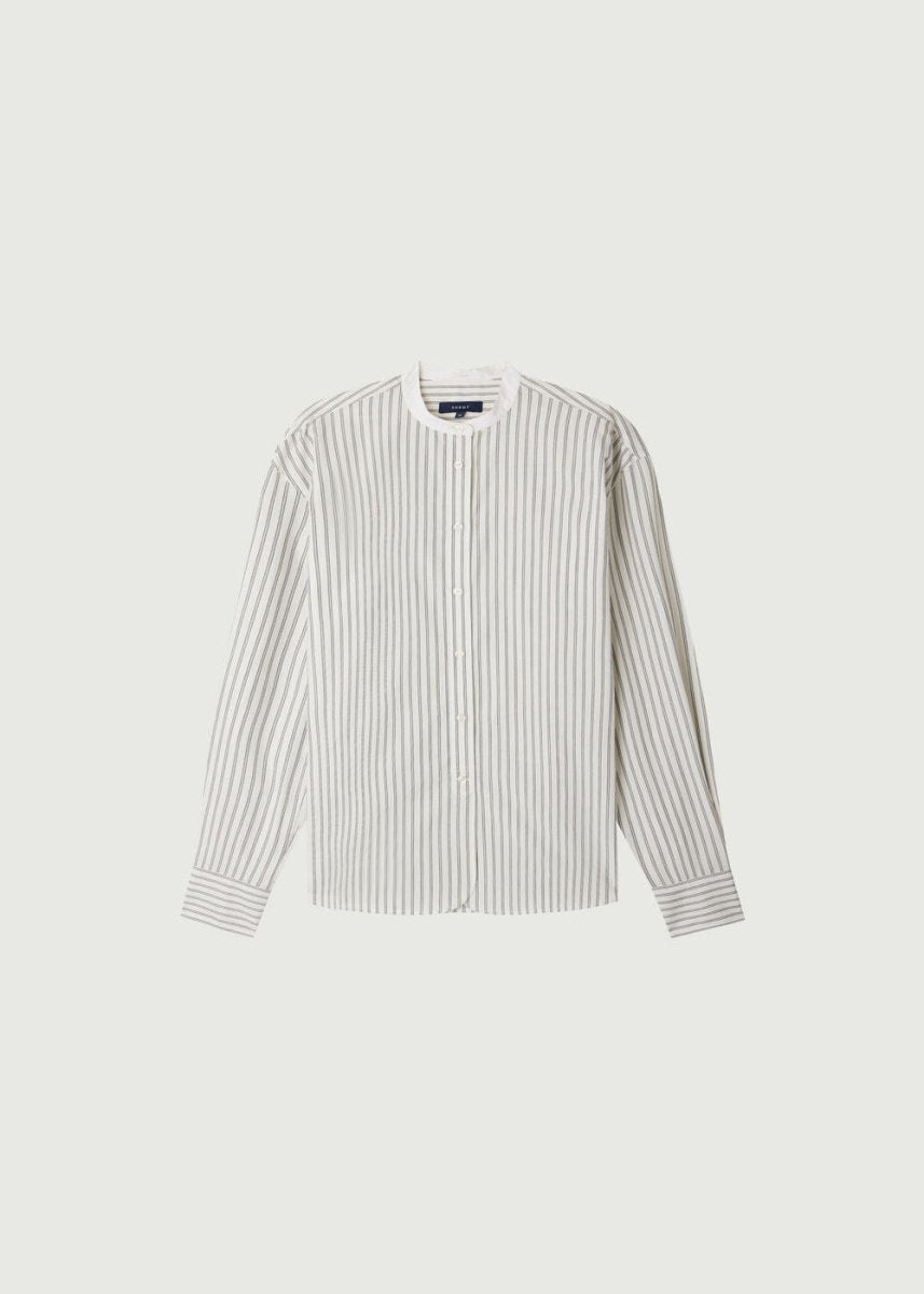 Bermudes Shirt in White/Black from SOEUR at Edito boutique