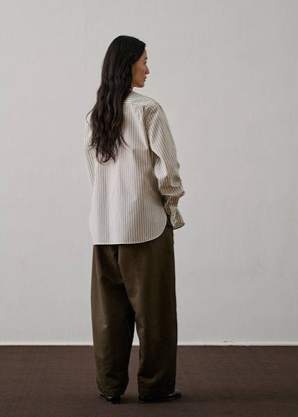 Bermudes Shirt in White/Black from SOEUR at Edito boutique