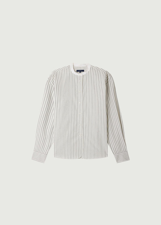 Bermudes Shirt in White/Black from SOEUR at Edito boutique