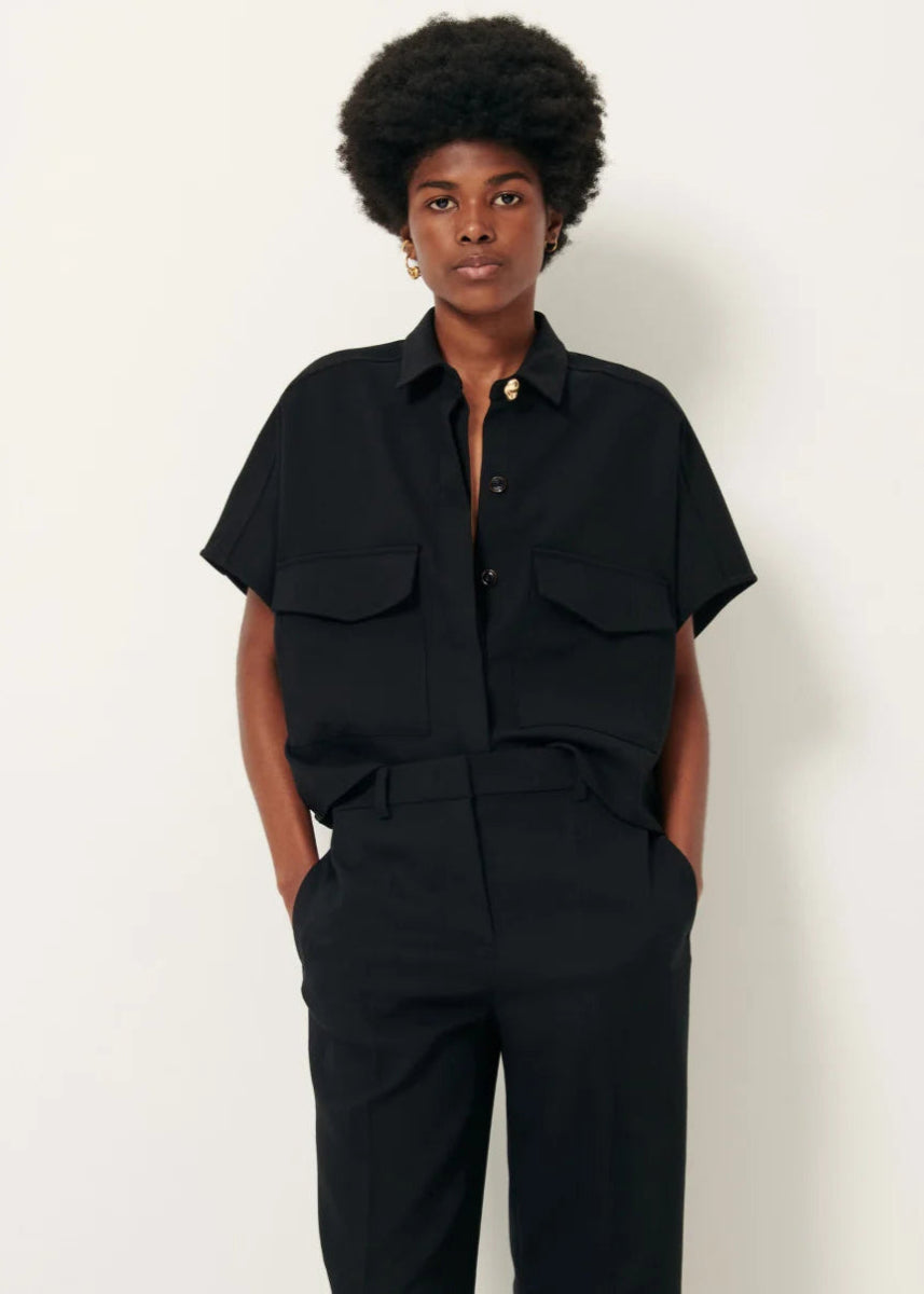 Bianca Shirt in Black from SESSUN at Edito boutique