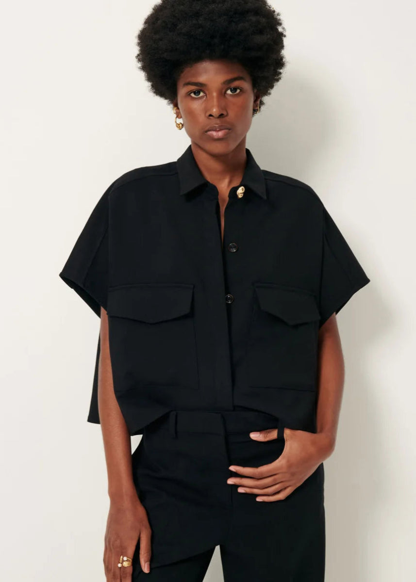 Bianca Shirt in Black from SESSUN at Edito boutique