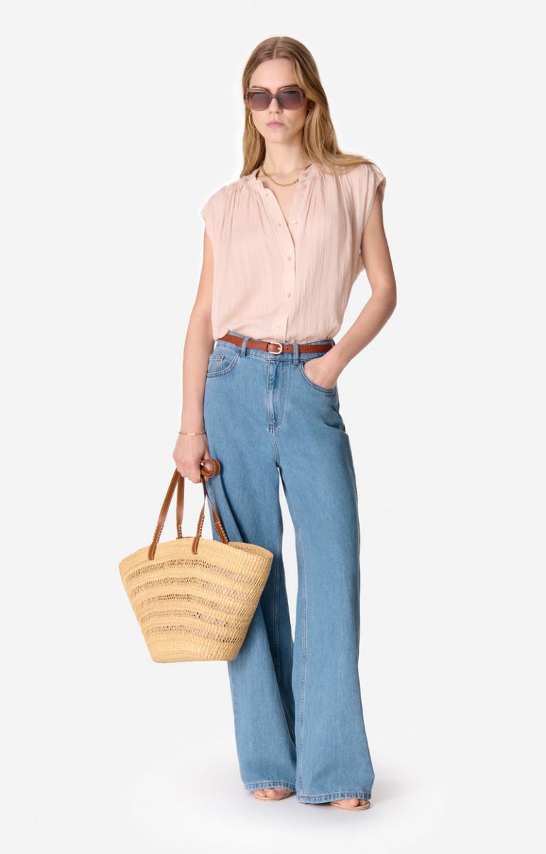 Bilbao Jeans in Light Indigo from VANESSA BRUNO at Edito boutique