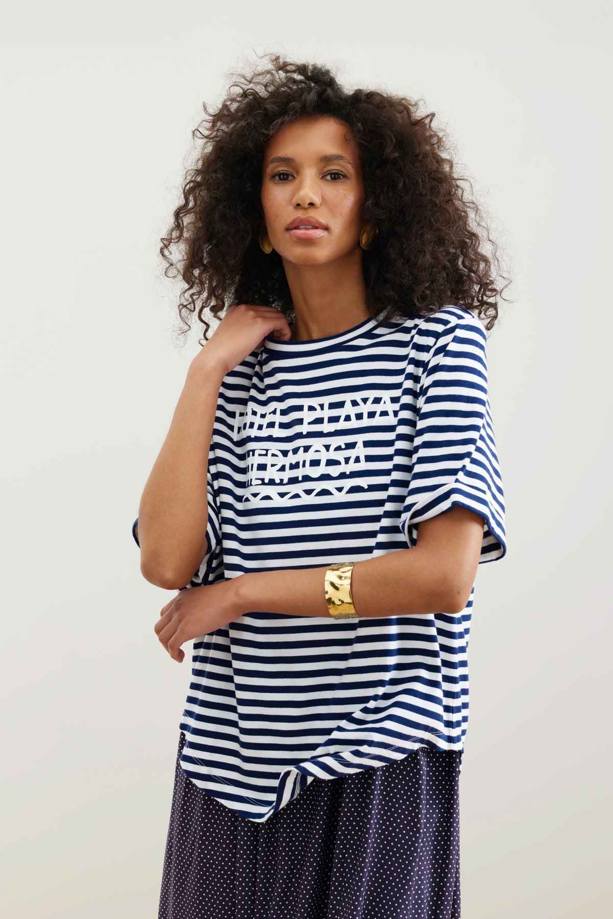 Binnywear Hotel Playa Hermosa Tee in stripes