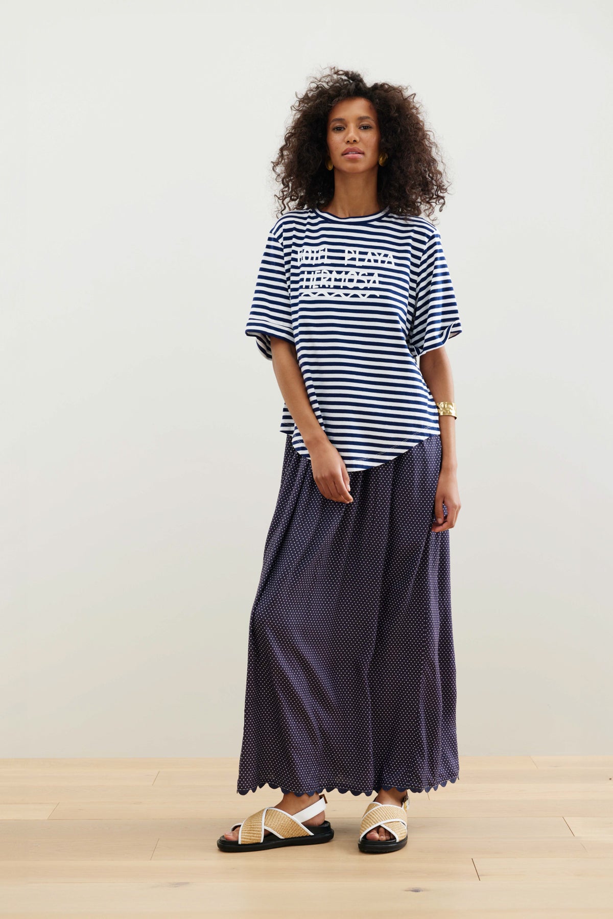 Binnywear Hotel Playa Hermosa Tee in stripes