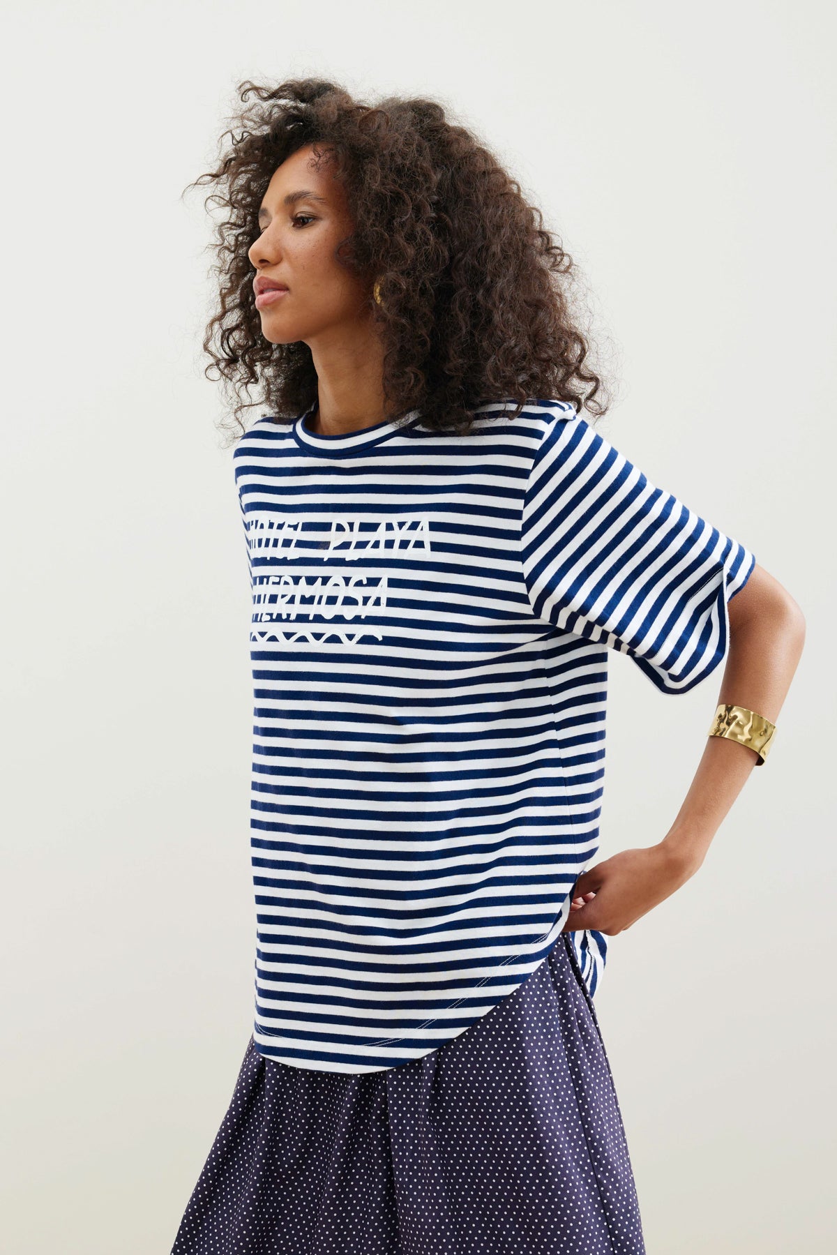 Binnywear Hotel Playa Hermosa Tee in stripes