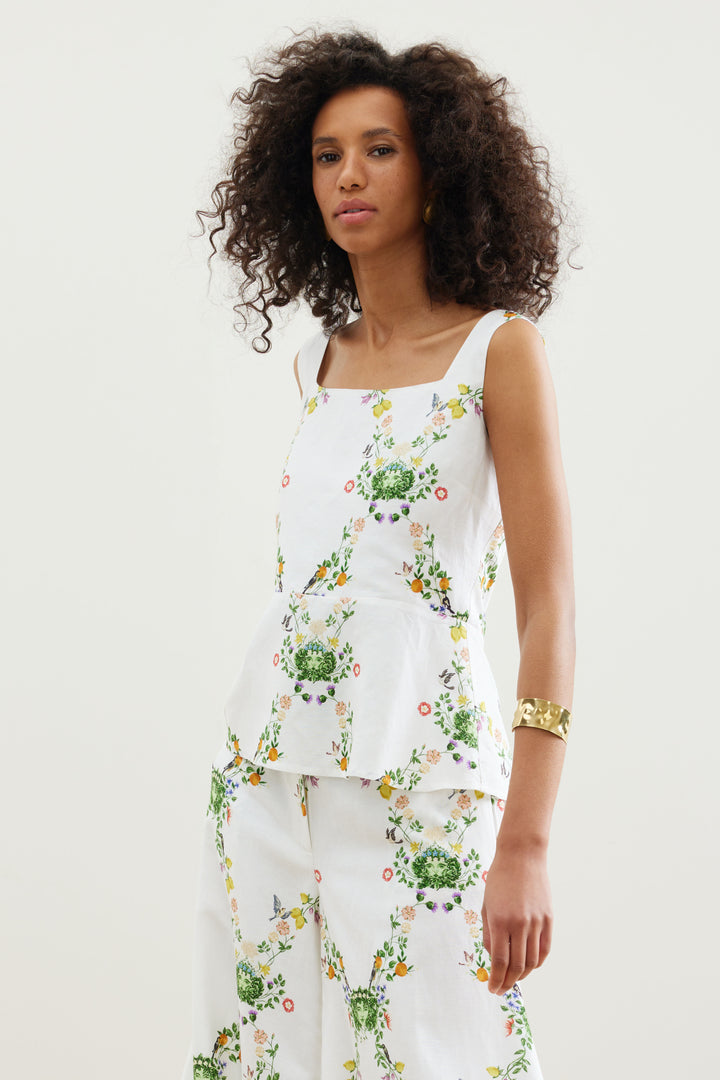 Binnywear Marigolds Top in Floral Print