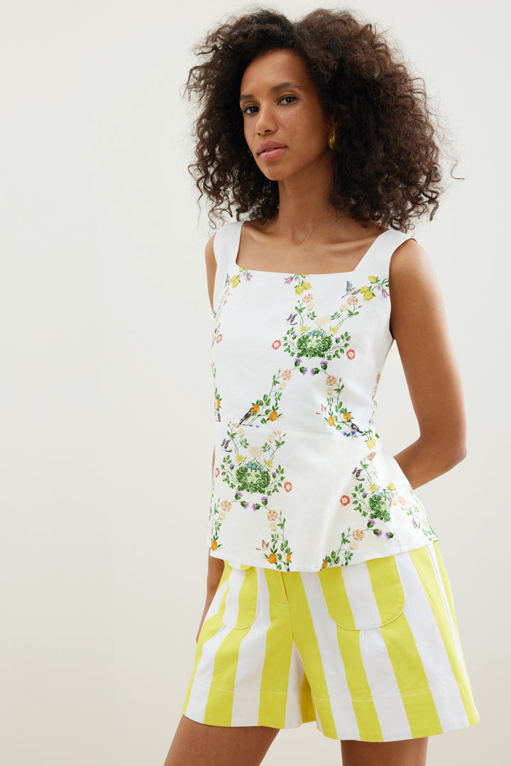 Binnywear Marigolds Top in Floral Print