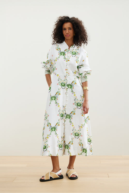 Binnywear Market Gardeners Dress in Floral