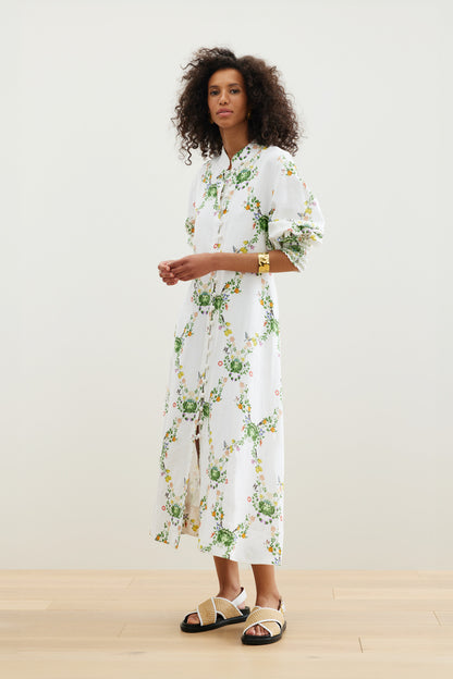 Binnywear Market Gardeners Dress in Floral