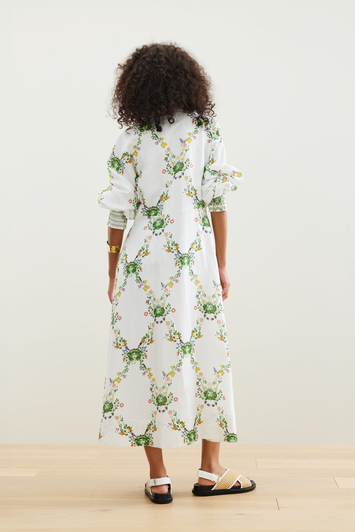 Binnywear Market Gardeners Dress in Floral