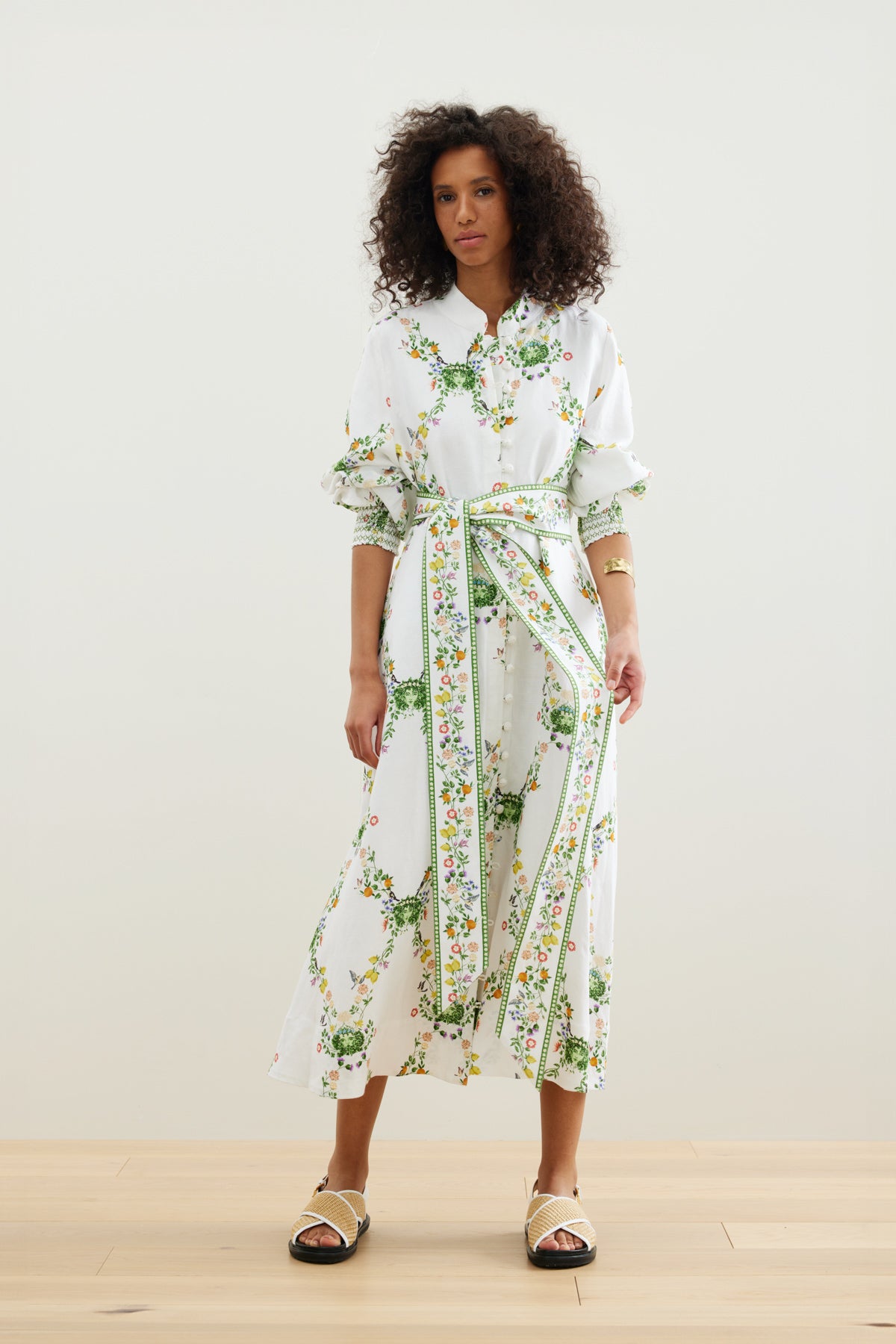 Binnywear Market Gardeners Dress in Floral