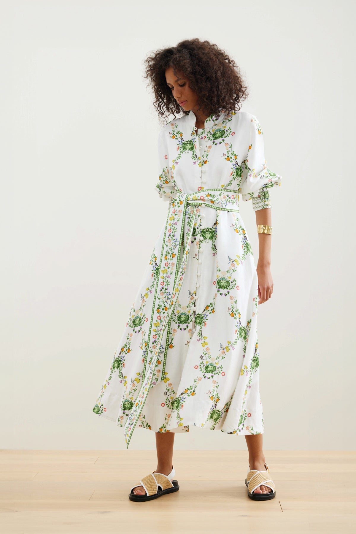 Binnywear Market Gardeners Dress in Floral