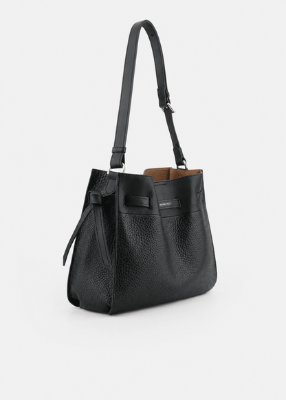 Blossom Besace shoulder Bag in Black from POURCHET at Edito Boutique