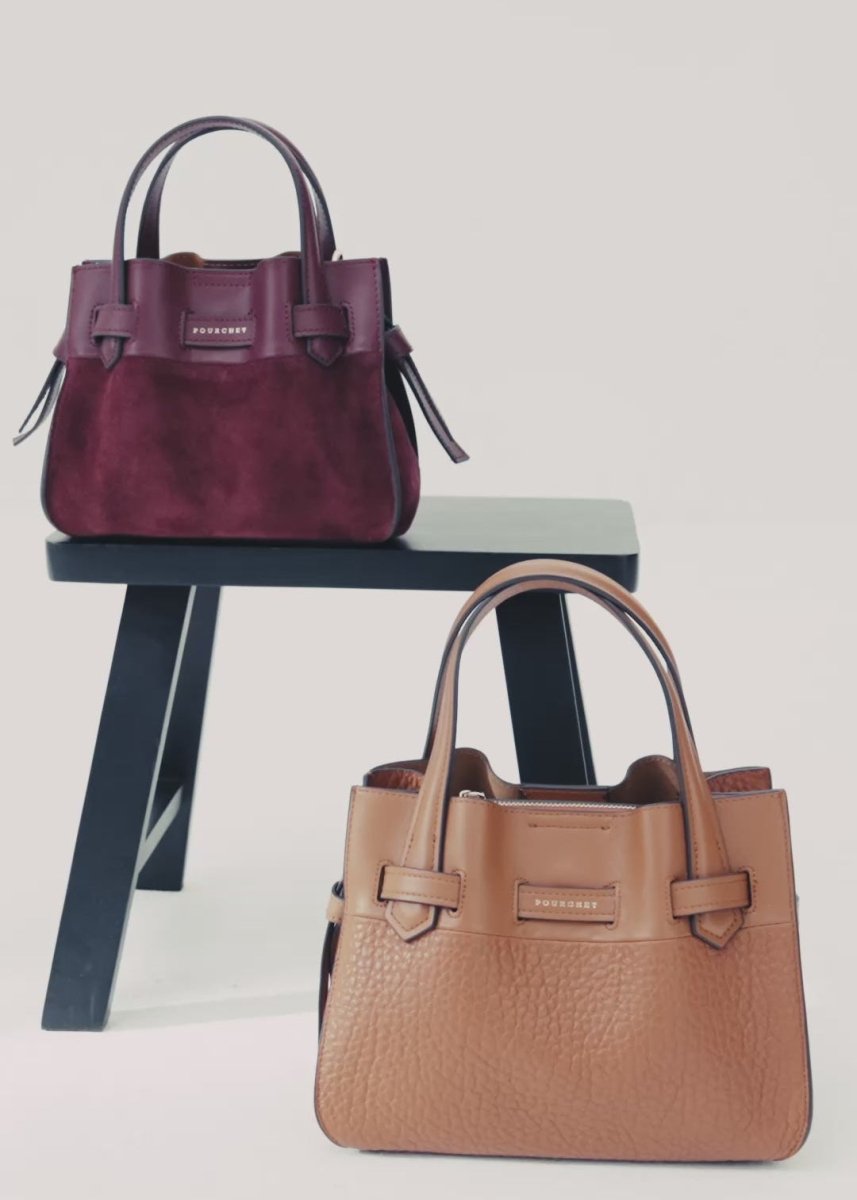 Blossom Nano Bag in Burgundy from POURCHET at Edito boutique