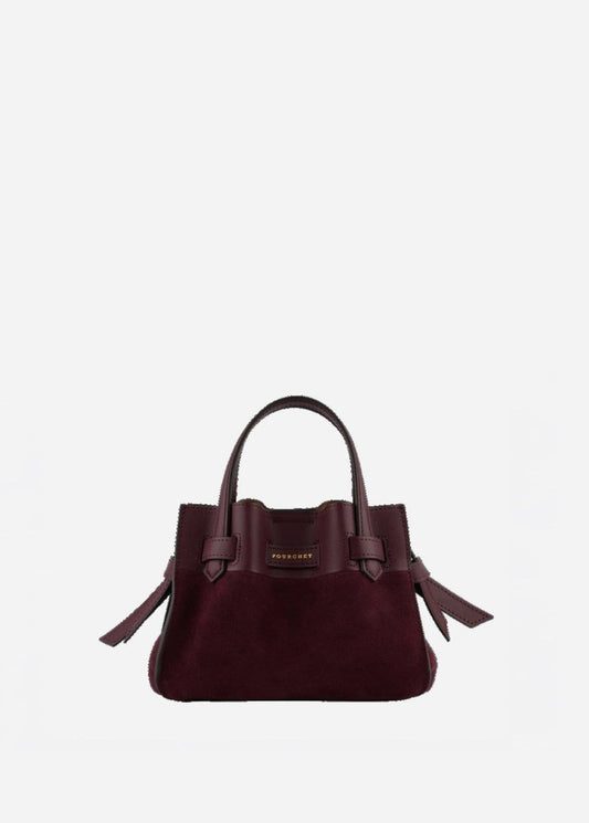 Blossom Nano Bag in Burgundy from POURCHET at Edito boutique
