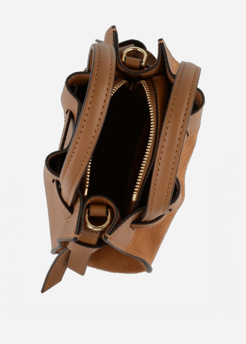 Blossom Nano Bag in Camel from POURCHET at Edito boutique