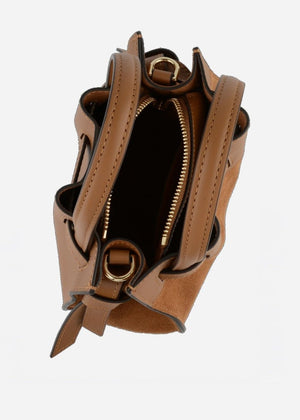 Blossom Nano Bag in Camel from POURCHET at Edito boutique