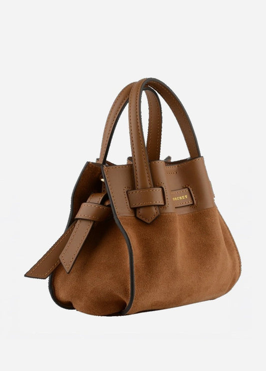 Blossom Nano Bag in Camel from POURCHET at Edito boutique