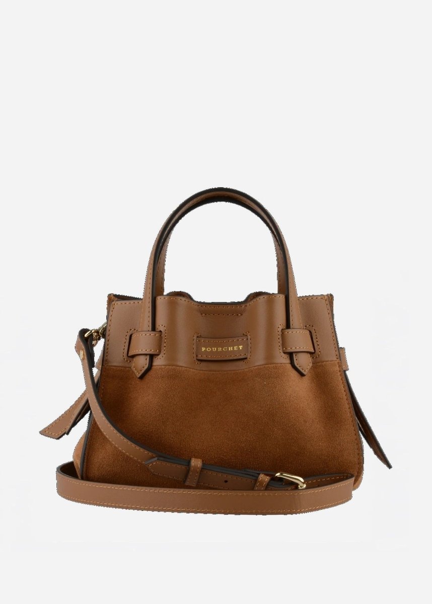 Blossom Nano Bag in Camel from POURCHET at Edito boutique