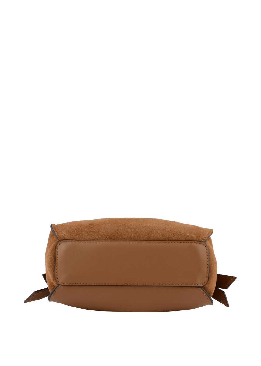 Blossom Nano Handle Bag in Camel from POURCHET at Edito Boutique