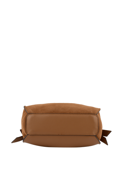 Blossom Nano Handle Bag in Camel from POURCHET at Edito Boutique