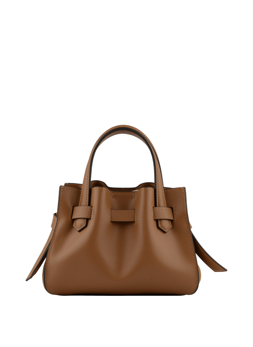 Blossom Nano Handle Bag in Camel from POURCHET at Edito Boutique
