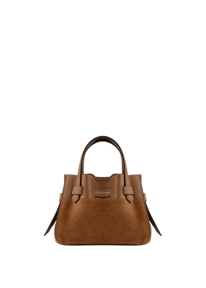 Blossom Nano Handle Bag in Camel from POURCHET at Edito Boutique
