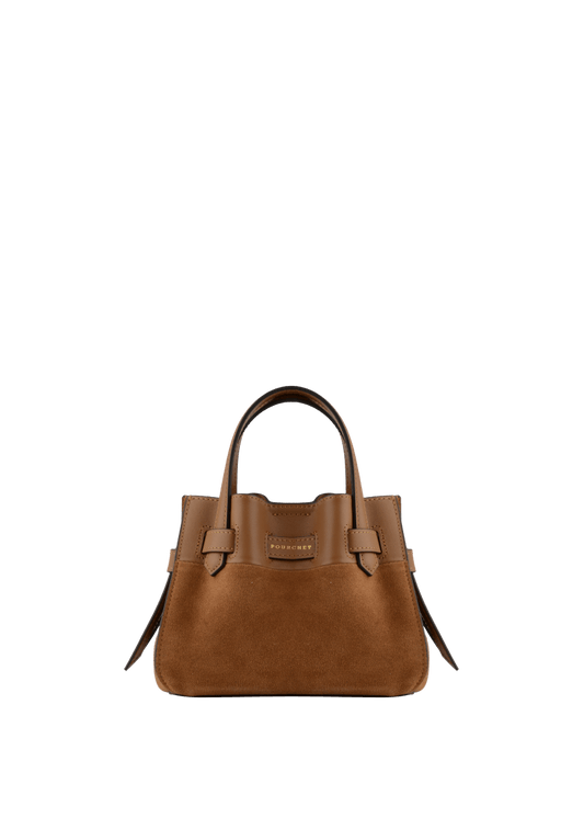 Blossom Nano Handle Bag in Camel from POURCHET at Edito Boutique