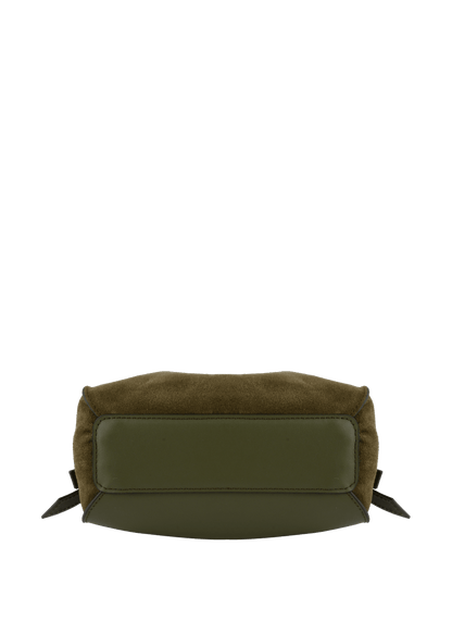 Blossom Nano Handle Bag in Khaki from POURCHET at Edito Boutique