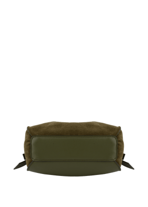 Blossom Nano Handle Bag in Khaki from POURCHET at Edito Boutique