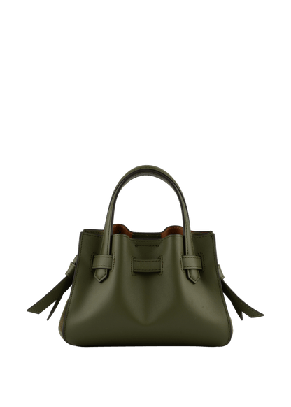 Blossom Nano Handle Bag in Khaki from POURCHET at Edito Boutique