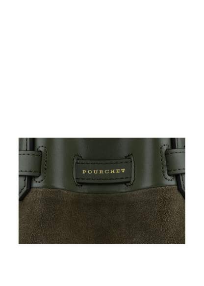 Blossom Nano Handle Bag in Khaki from POURCHET at Edito Boutique