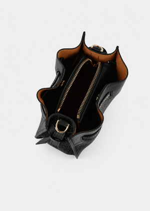Blossom Small Shoulder Bag in Black from POURCHET at Edito Boutique