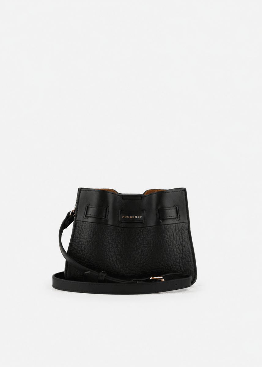 Blossom Small Shoulder Bag in Black from POURCHET at Edito Boutique